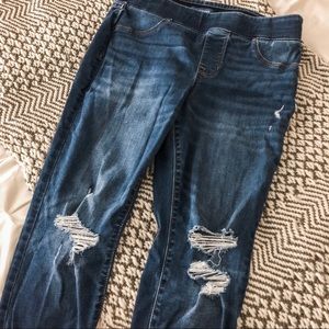 Dark wash jeggings -12